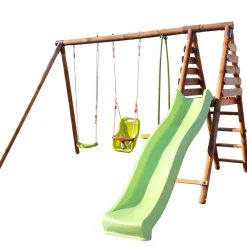 - Estación de juego con columpios y tobogán Tulipe*SOULET New