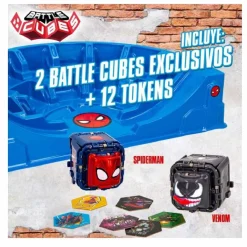 Outlet Spider-man - Battle cubes - Estadio de batallas con cubos de Spider-Man Figuras De Acción