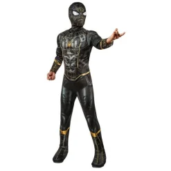 Clearance Spider-Man - Disfraz Deluxe Black 5-7 años Spider-Man 3 Disfraces|Halloween
