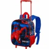Spider-man - Mochila 3D con ruedas*KARACTER MANIA New