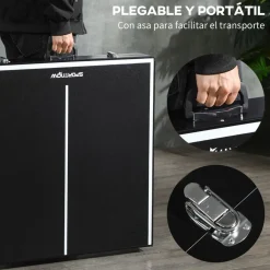 Sportnow - Mesa de Ping Pong plegable*Outsunny Hot