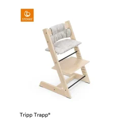 Discount - Cojín para silla Tripp Trapp gris con estrellas Tronas·Accesorios Tronas