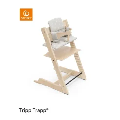 Discount - Cojín para silla Tripp Trapp gris con estrellas Tronas·Accesorios Tronas