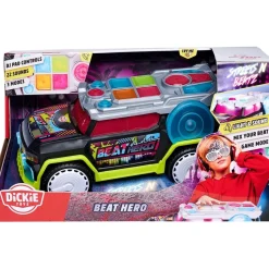 STREETS N BEATZ - Coche Beat Hero 32 cm con luces intermitentes y música*DICKIE TOYS