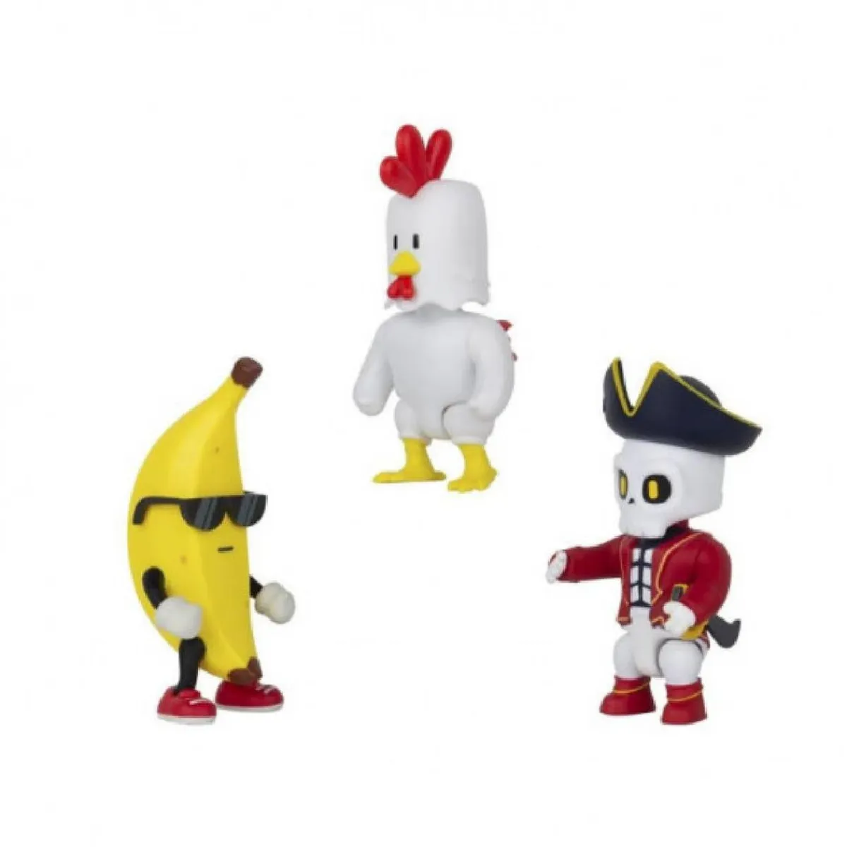 Stumble Guys - Pack 3 figuras articuladas (varios modelos)*BIZAK Online