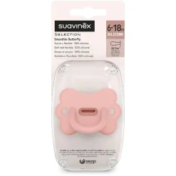 - Chupete Butterfly SX Pro silicona Rosa - 6-18 meses*SUAVINEX Discount