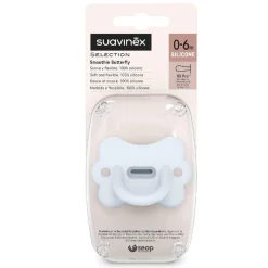 - Chupete Butterfly SX Pro silicona Azul - 0-6 meses*SUAVINEX Sale