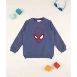 Sudadera azul para niño con Spiderman*Prenatal Clearance