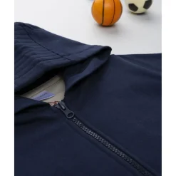 Best Sudadera con capucha azul para niño con parche decorativo Niño·Niño 2-10 Años|Niño 2-10 Años·Jerséis Y Sudaderas