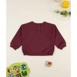Sudadera de niña burdeos Best Friends Niña·Bebé Niña 3-36 Meses|Bebé Niña 3-36 Meses·Abrigos Y Plumíferos