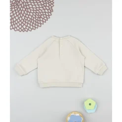 Sudadera de niño crema Little Friends*Prenatal Outlet