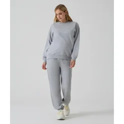 Best Sudadera gris premamá con bordado Premamá·Moda|Moda·Prendas De Punto