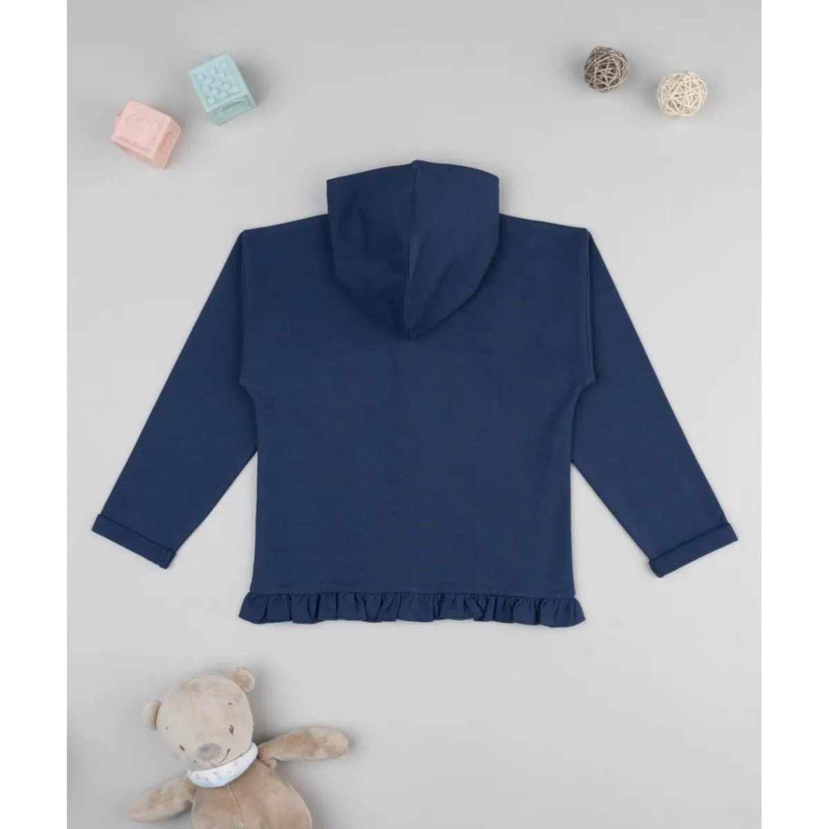 Sudadera niña azul con unicornio*Prenatal New