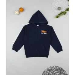 Sudadera niño azul con estampado en relieve*Prenatal