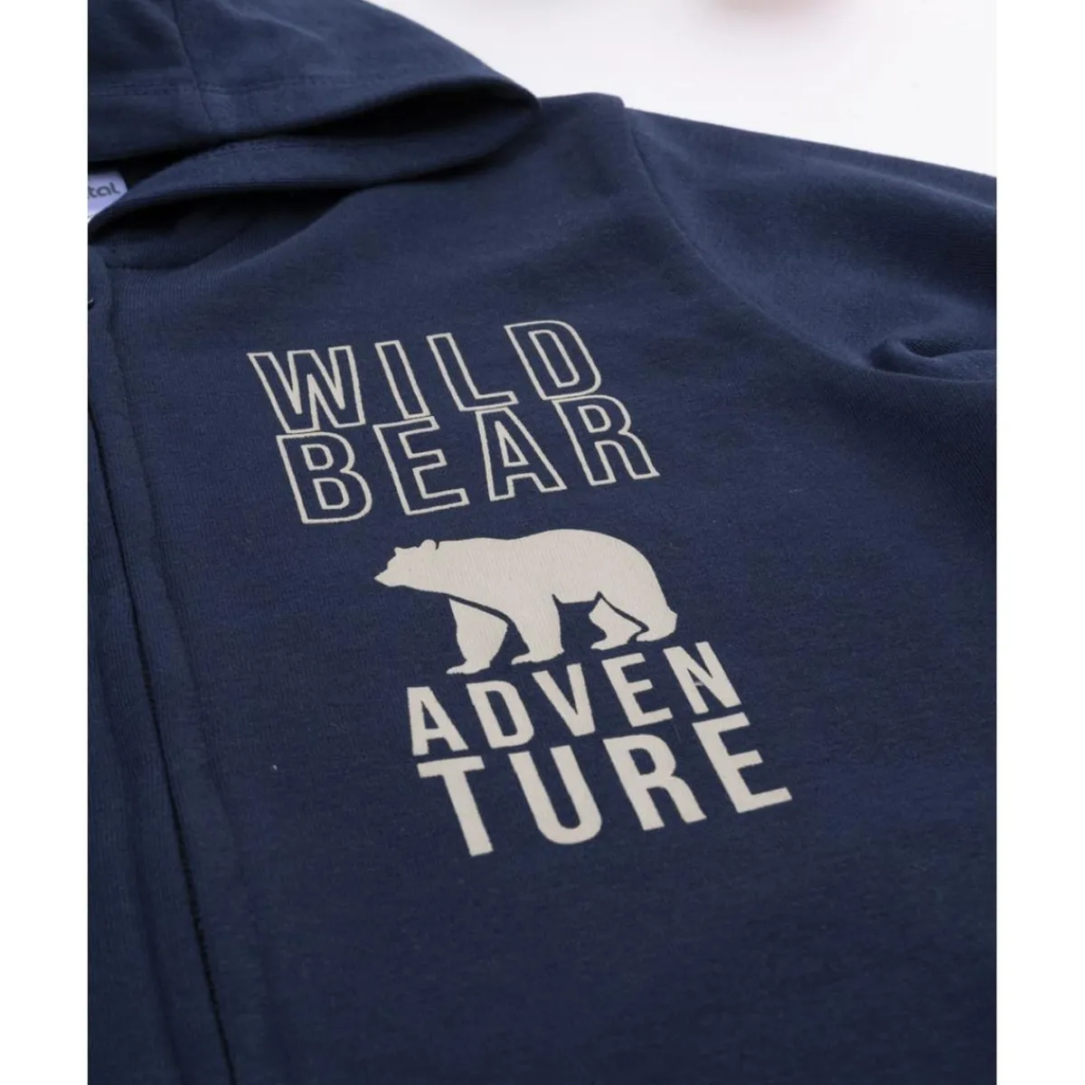 Sudadera niño azul oscuro capucha*Prenatal Hot