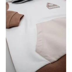 New Sudadera niño color block marrón Niño 2-10 Años·Abrigos Y Plumíferos|Niño·Niño 2-10 Años
