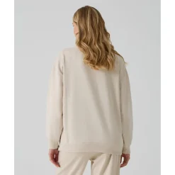 Sale Sudadera premamá crudo con bordado Premamá·Moda|Moda·Prendas De Punto