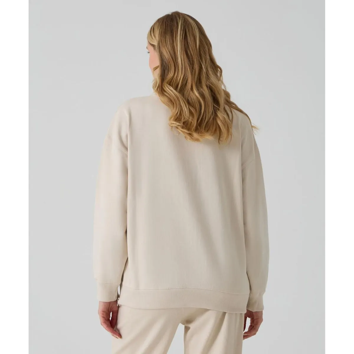 Sale Sudadera premamá crudo con bordado Premamá·Moda|Moda·Prendas De Punto