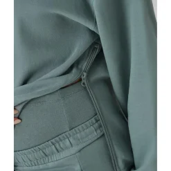 Sudadera premamá verde con bordado*Prenatal