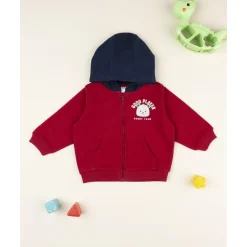 Sudadera roja con capucha para niño*Prenatal Sale