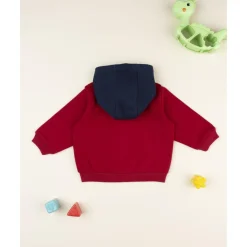 Sudadera roja con capucha para niño*Prenatal Sale