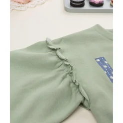 Sudadera verde “Love” para niña*Prenatal Sale