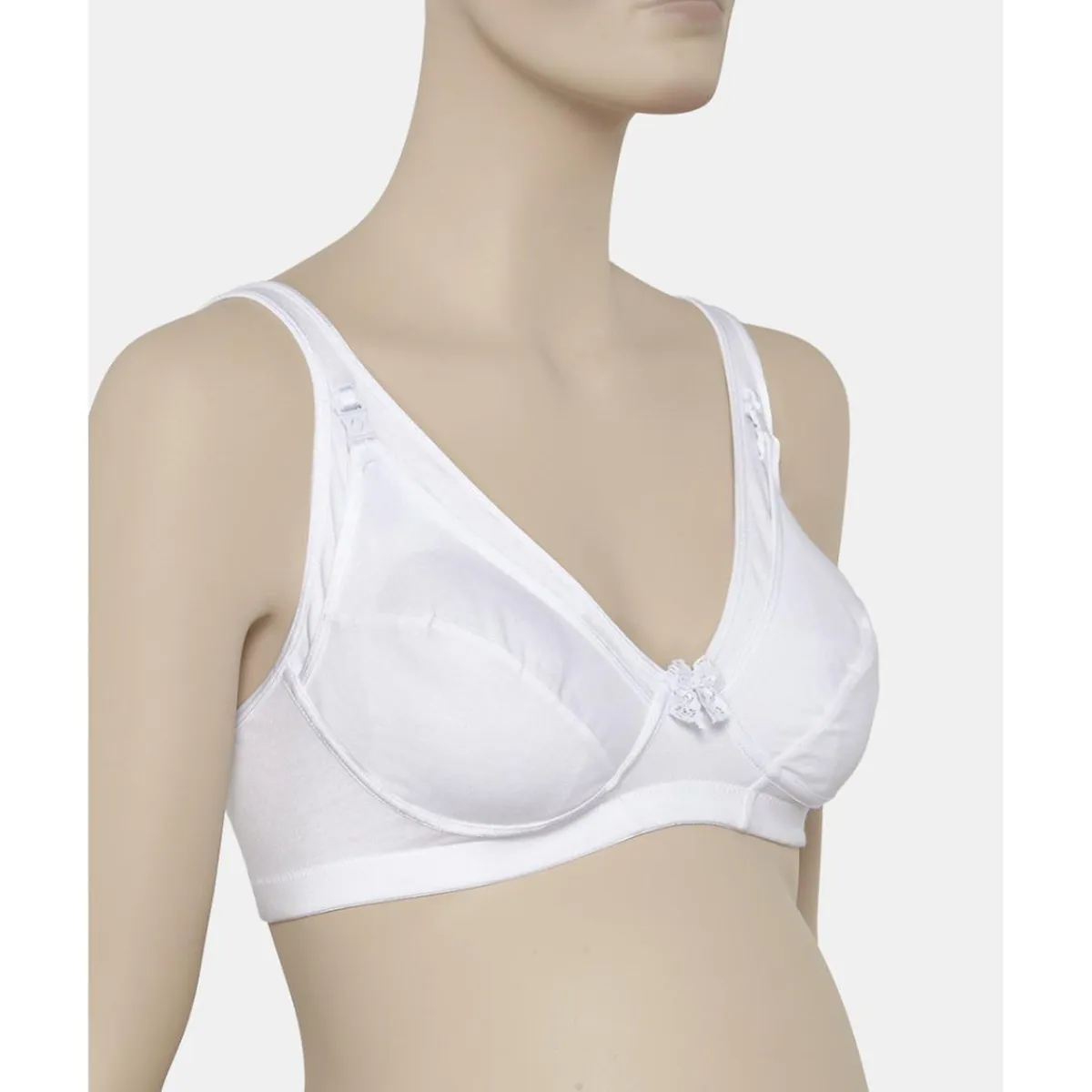 New Sujetador de lactancia algodón lycra blanco copa c Premamá·Íntimo Y Noche|Íntimo Y Noche·Sujetadores Lactancia