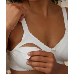 Discount Sujetador de lactancia blanco de lunares - copa C Íntimo Y Noche·Sujetadores Lactancia|Premamá·Íntimo Y Noche