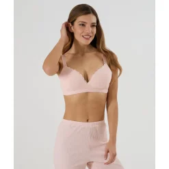 Sujetador de lactancia rosa con encaje*Prenatal Online