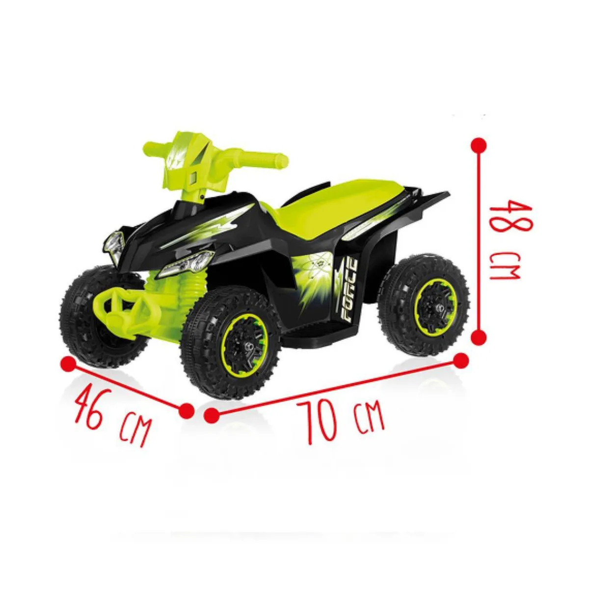 Sun & Sport - Quad eléctrico verde 6V*SUN&SPORT New