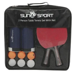 Sun & Sport - Set de tenis de mesa con red*SUN&SPORT