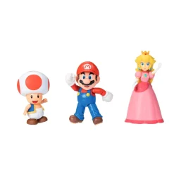 Super Mario - Pack 3 figuras de Mario y sus amigos Figuras De Acción