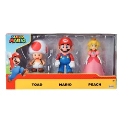 Super Mario - Pack 3 figuras de Mario y sus amigos Figuras De Acción