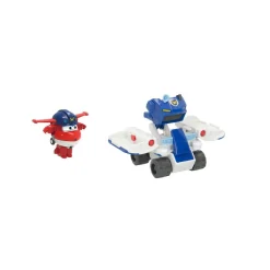 Hot Super Wings - Patrullera 2 en 1 Coleccionables Y Mini Mundos