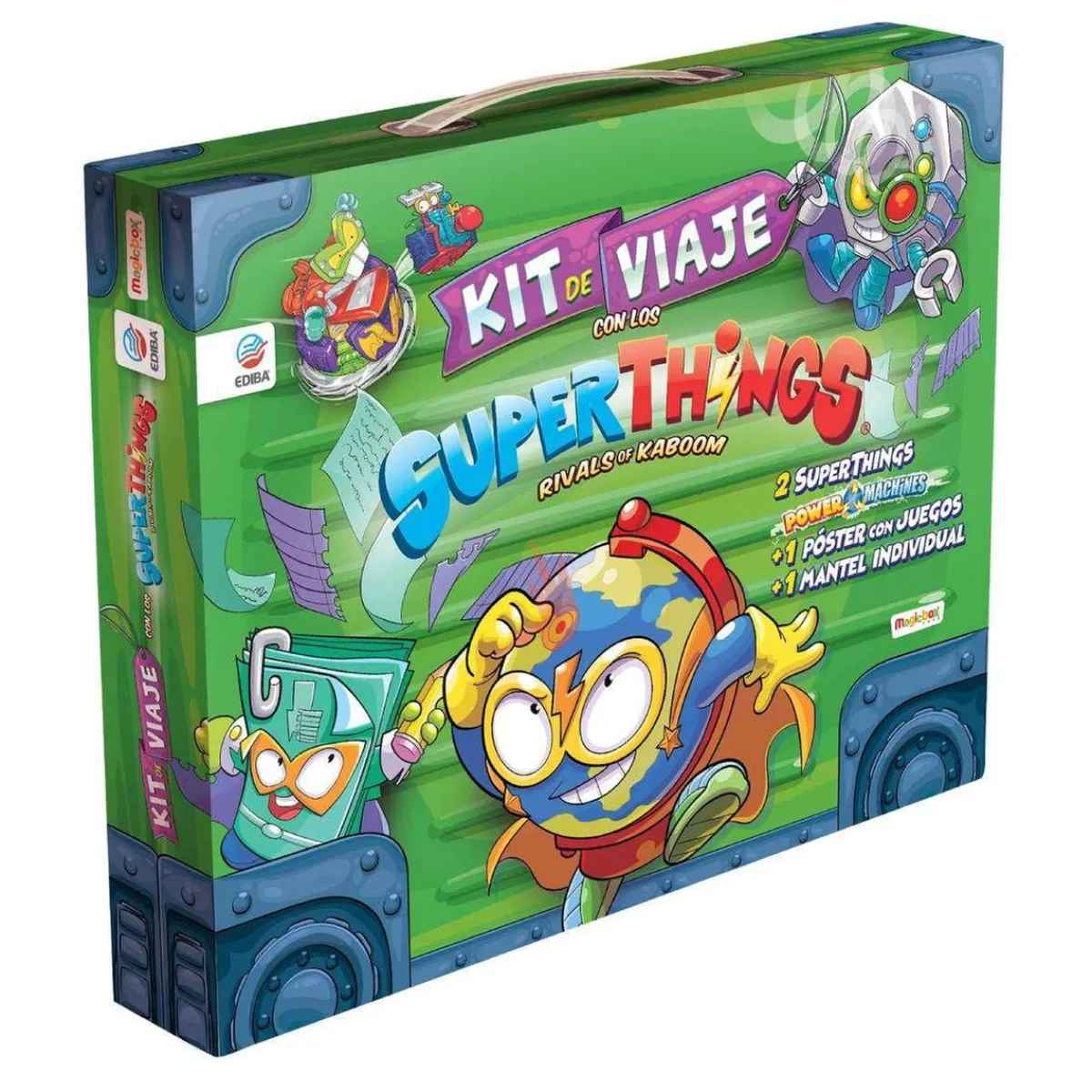 New Superthings - Kit de viaje con los Superthings Power machines Juguetes Educativos Y Libros