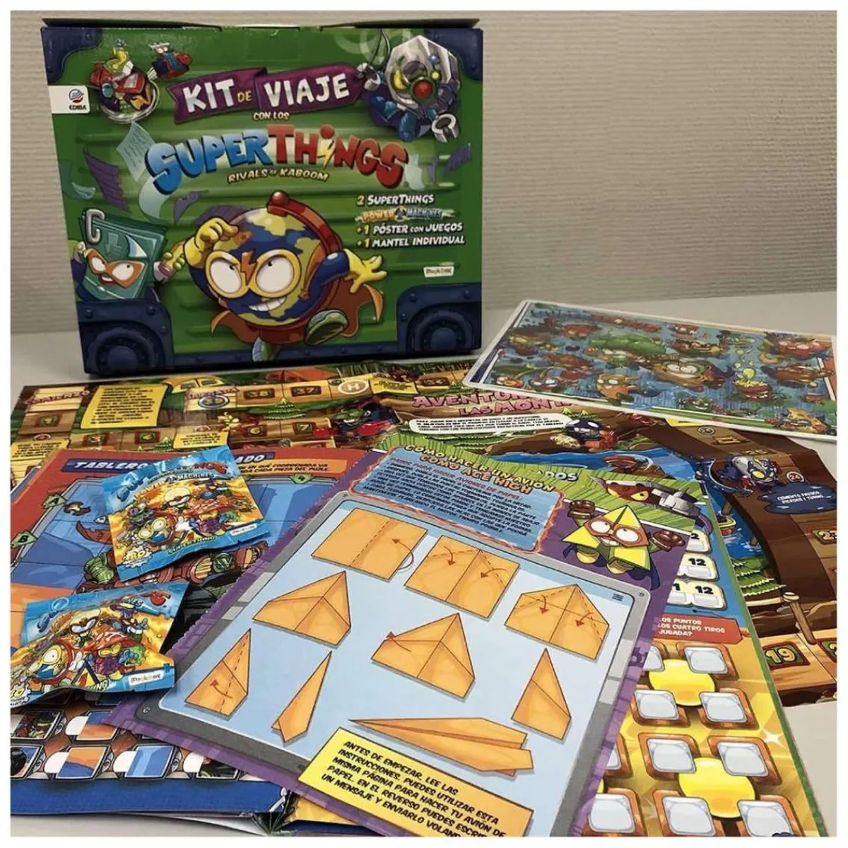 New Superthings - Kit de viaje con los Superthings Power machines Juguetes Educativos Y Libros