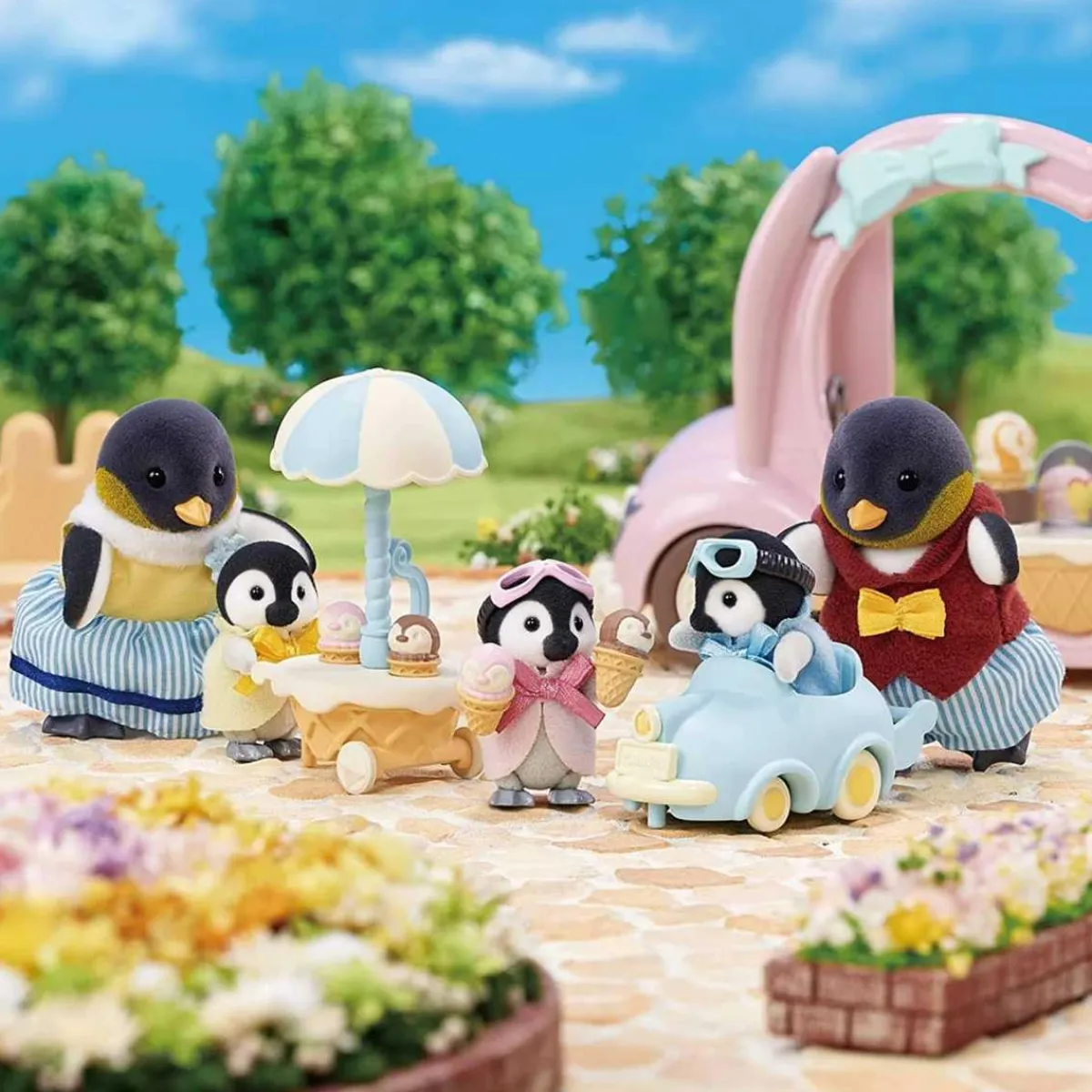 Sylvanian Families - Bebés pingüino: juego y conducción en casa de muñecas*EPOCH PARA IMAGINAR S.L. Best