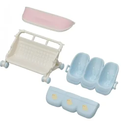 Sylvanian Families - Carrito de trillizos con muñeca ㅤ*EPOCH PARA IMAGINAR S.L. Online