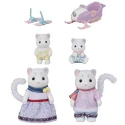 Best Sylvanian Families - Familia leopardo de las nieves Coleccionables Y Mini Mundos