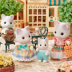 Clearance Sylvanian Families - Familia Gato Figura ㅤ Coleccionables Y Mini Mundos
