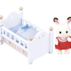 Sylvanian Families - Set Bebé Conejo Chocolate (Cama)*EPOCH PARA IMAGINAR S.L. New