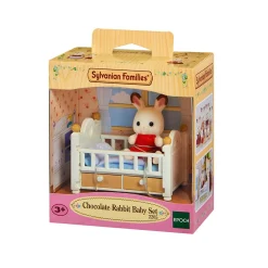 Sylvanian Families - Set Bebé Conejo Chocolate (Cama)*EPOCH PARA IMAGINAR S.L. New
