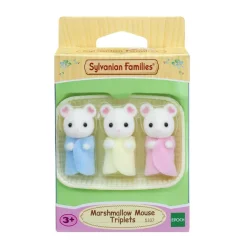 Hot Sylvanian Families - Trillizos Ratón Marshmallow juguete para imaginar Coleccionables Y Mini Mundos