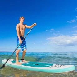 Tabla de paddle surf hinchable blanca*OUTSUNNY