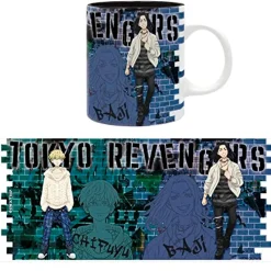 Taza Tokyo Revengers 320 ml, diseño Baji & Chifuyu ㅤ*ABYSSE CORP Clearance
