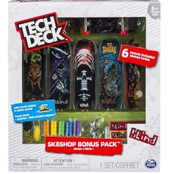 Best Tech Deck - Bonus Pack 6 Skates (varios modelos) Vehículos Y Circuitos