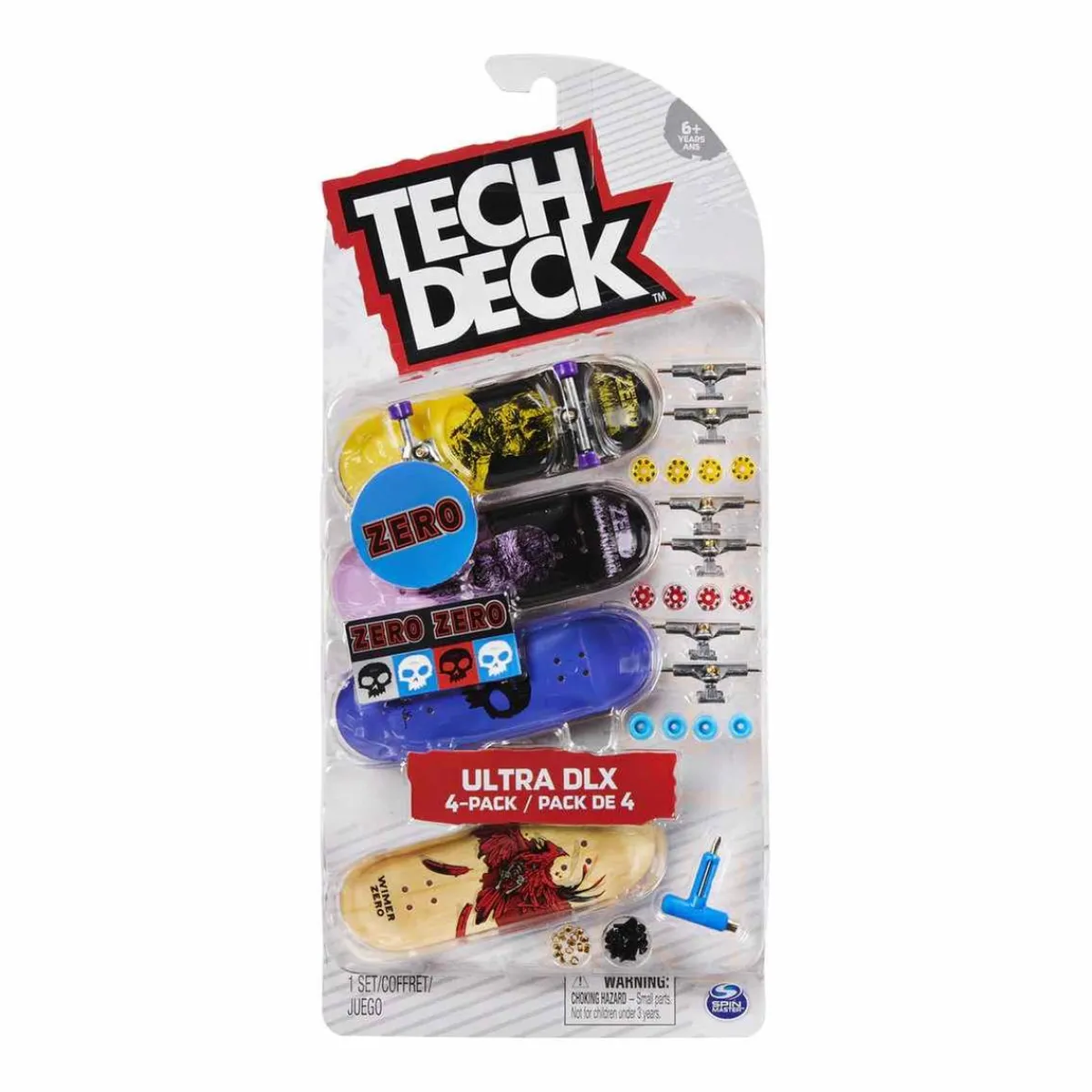 Tech Deck - Pack 4 mini skates (varios modelos)*CONCENTRA Online