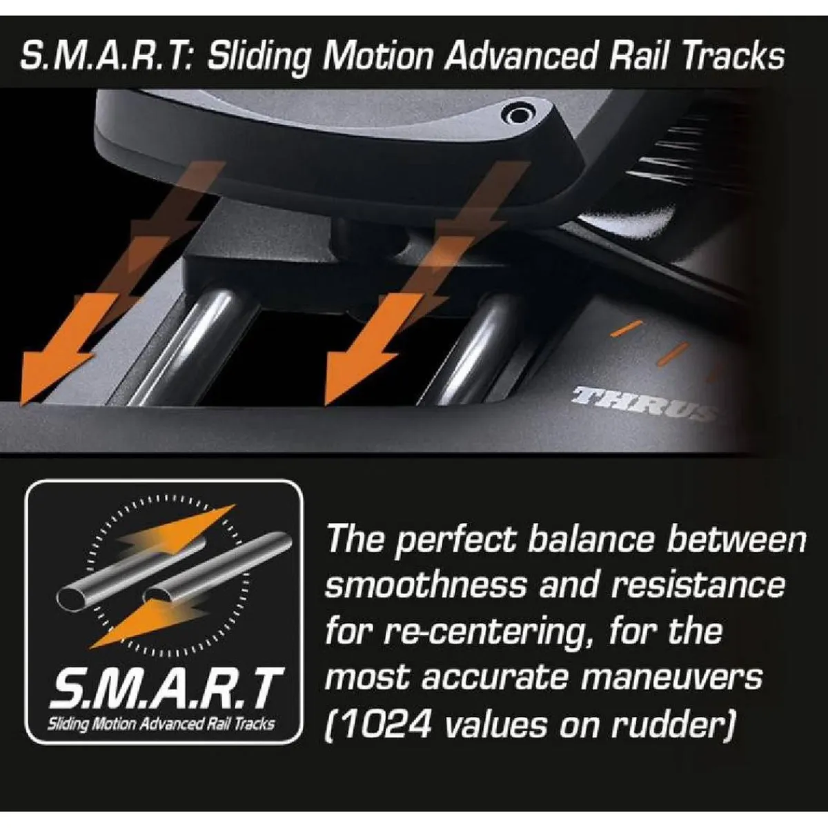 Clearance Thrustmaster - Pedales T. Flight Rudder - PC / PS4 Videojuegos