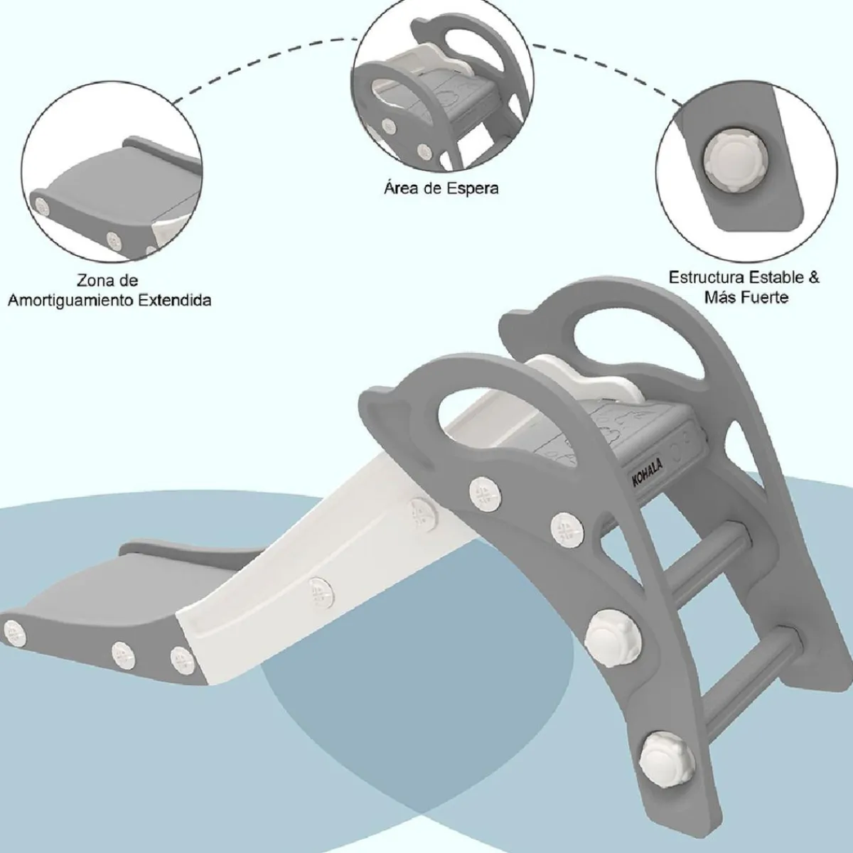 Online Tobogán Delfín gris Toboganes