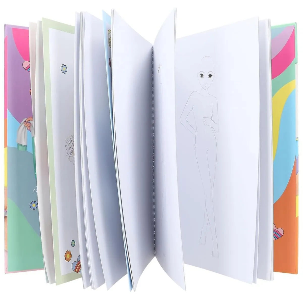 Top Model - Libro de colorear con set de colores*DEPESCHE Clearance